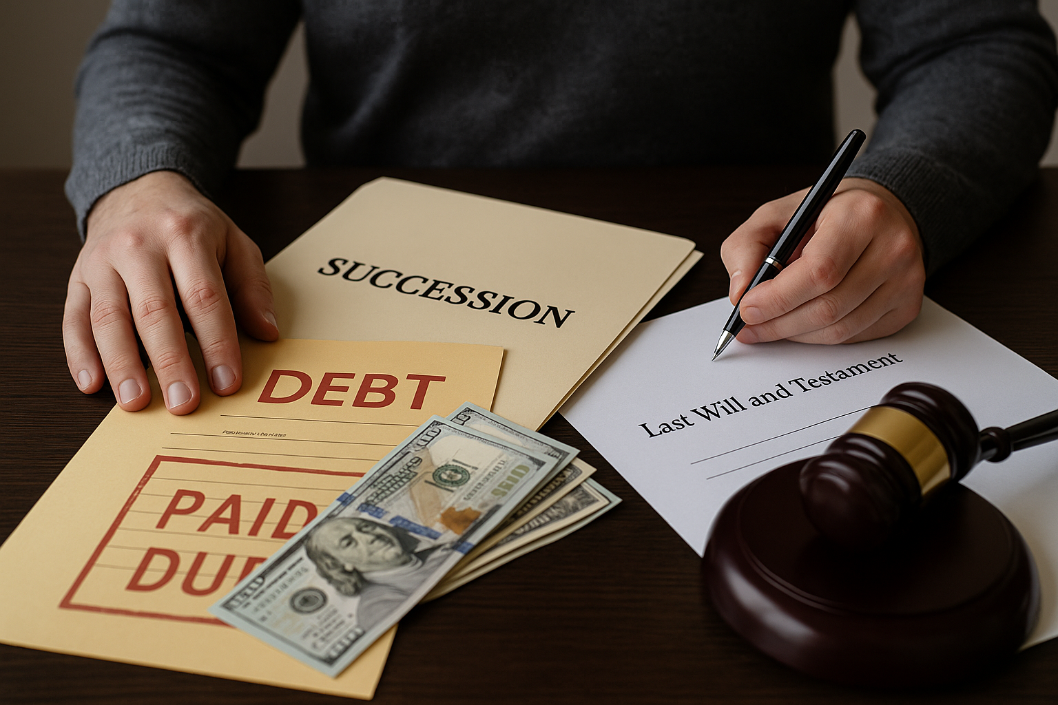 Cómo incluir deudas en una sucesión