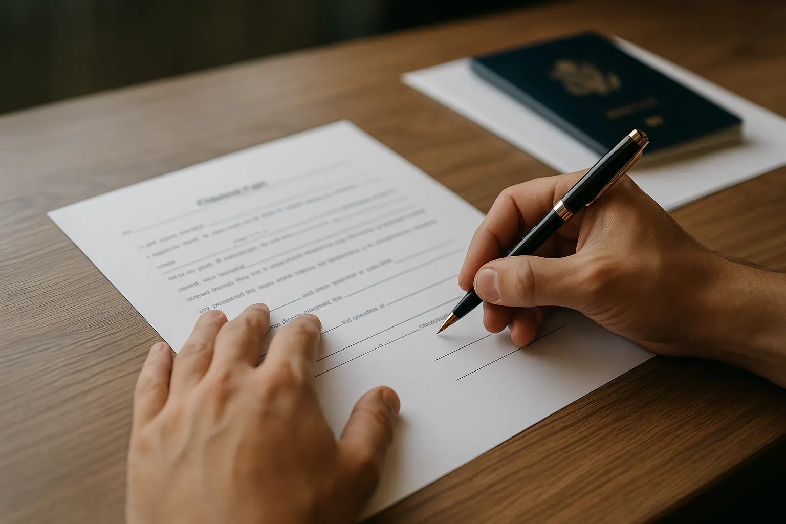 Cómo redactar correctamente el permiso de salida de un menor