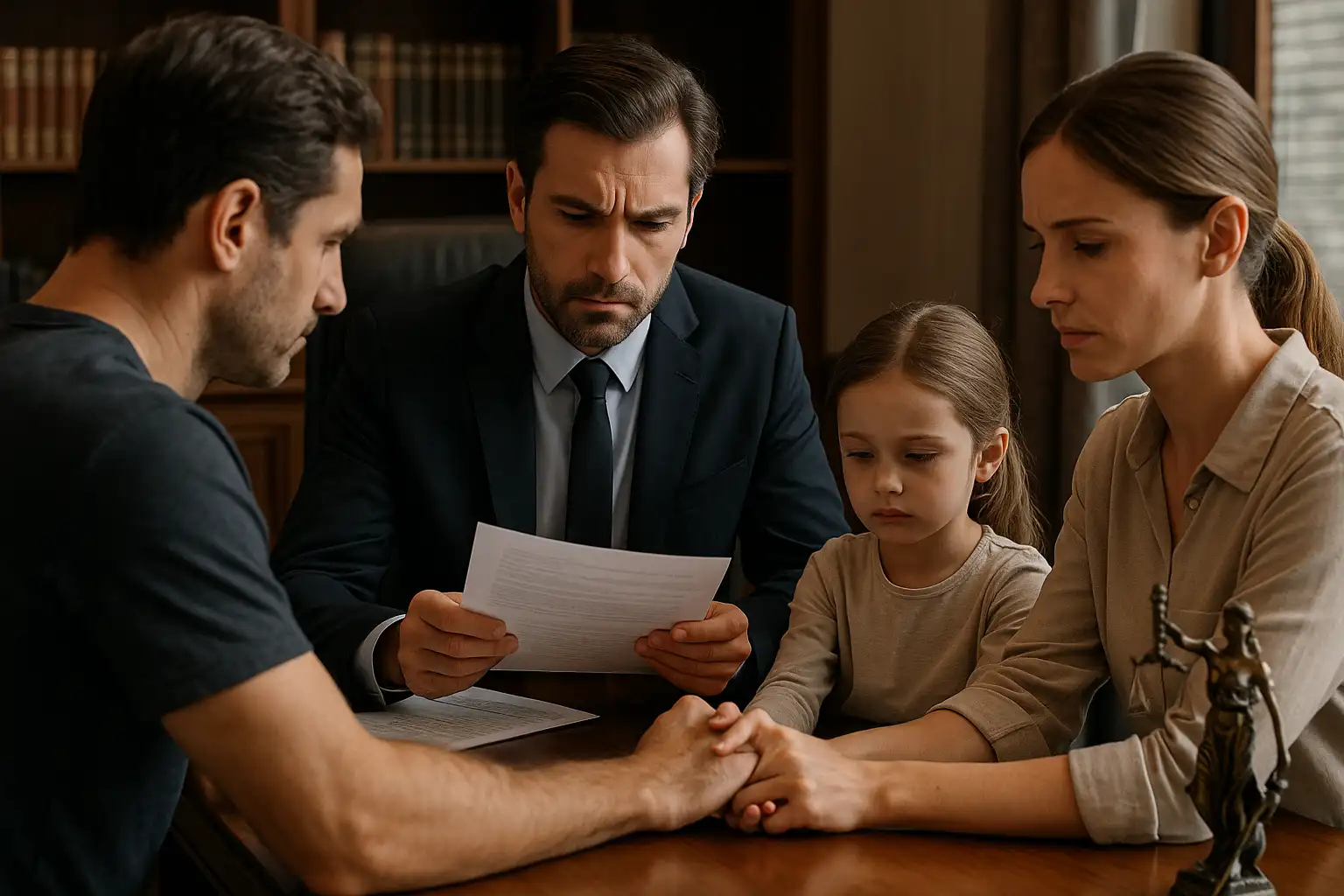 Cómo se determina la custodia en un divorcio con hijos menores