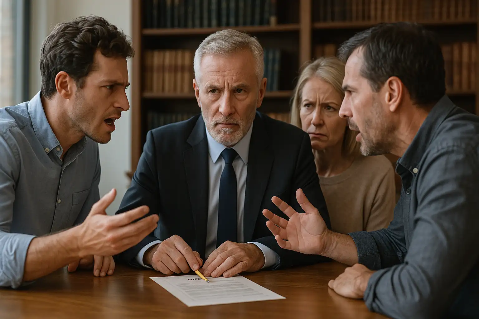 Qué hacer si hay conflictos entre herederos por la herencia