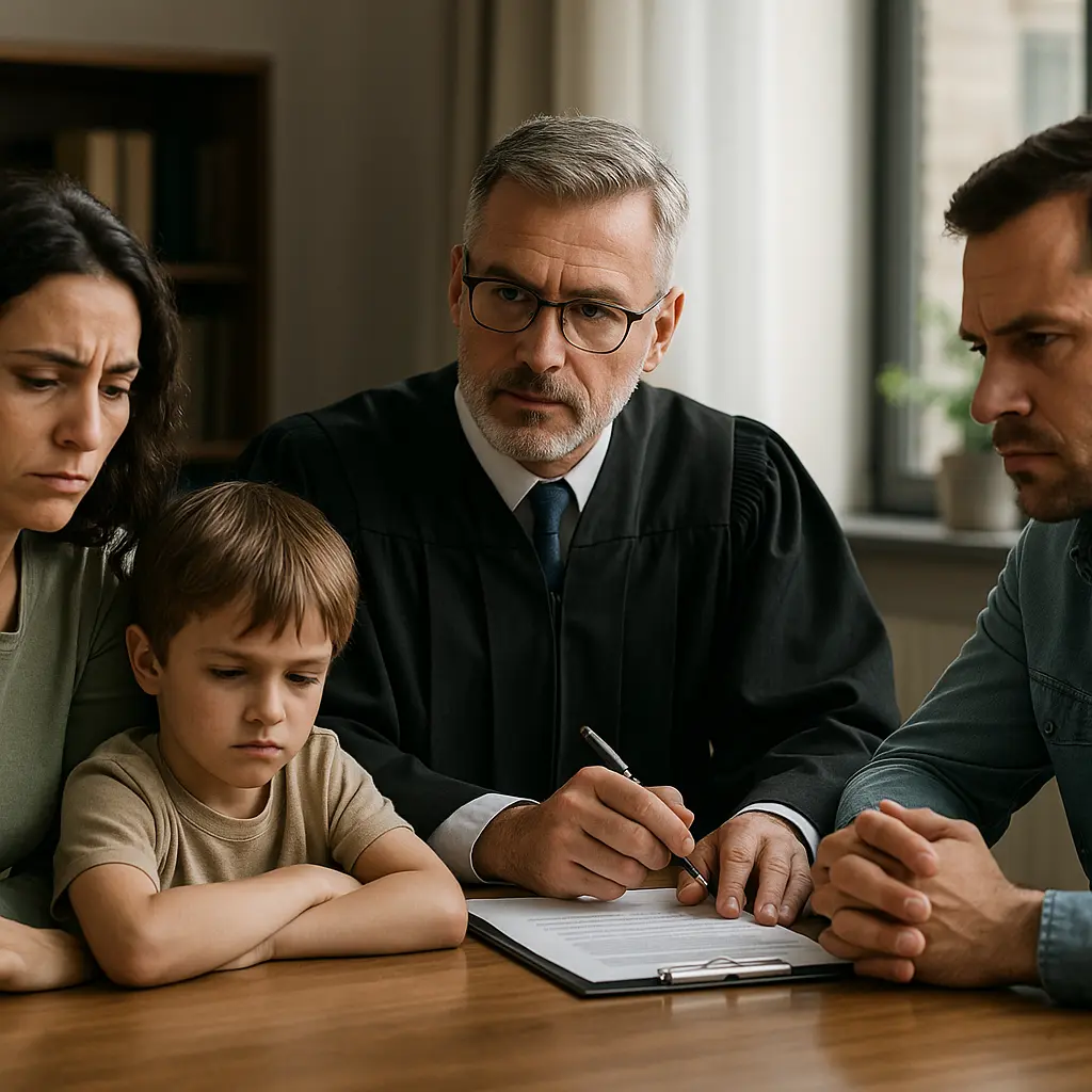 Cómo se determina el cuidado personal cuando hay conflicto entre padres