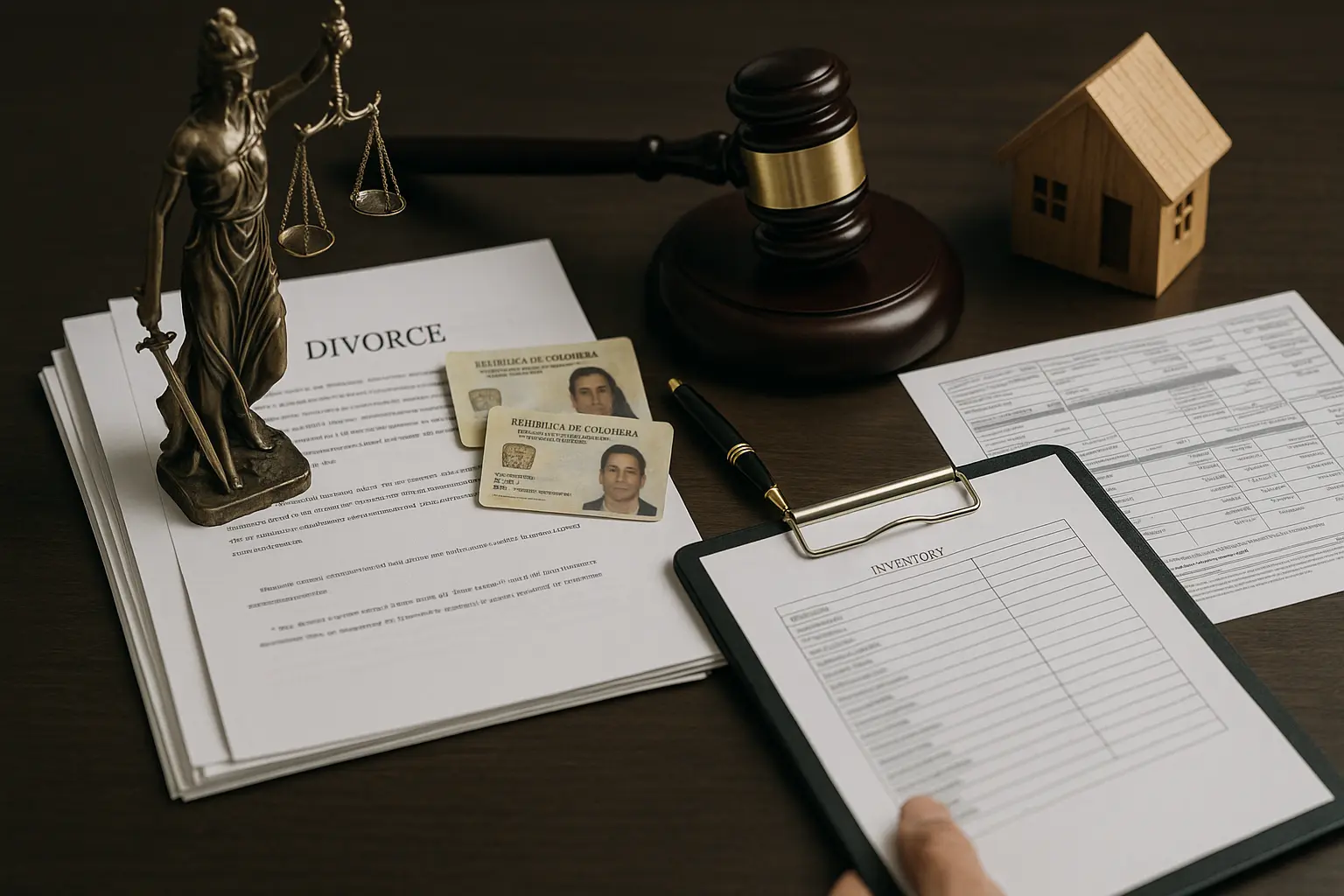 Documentos requeridos para la liquidación conyugal