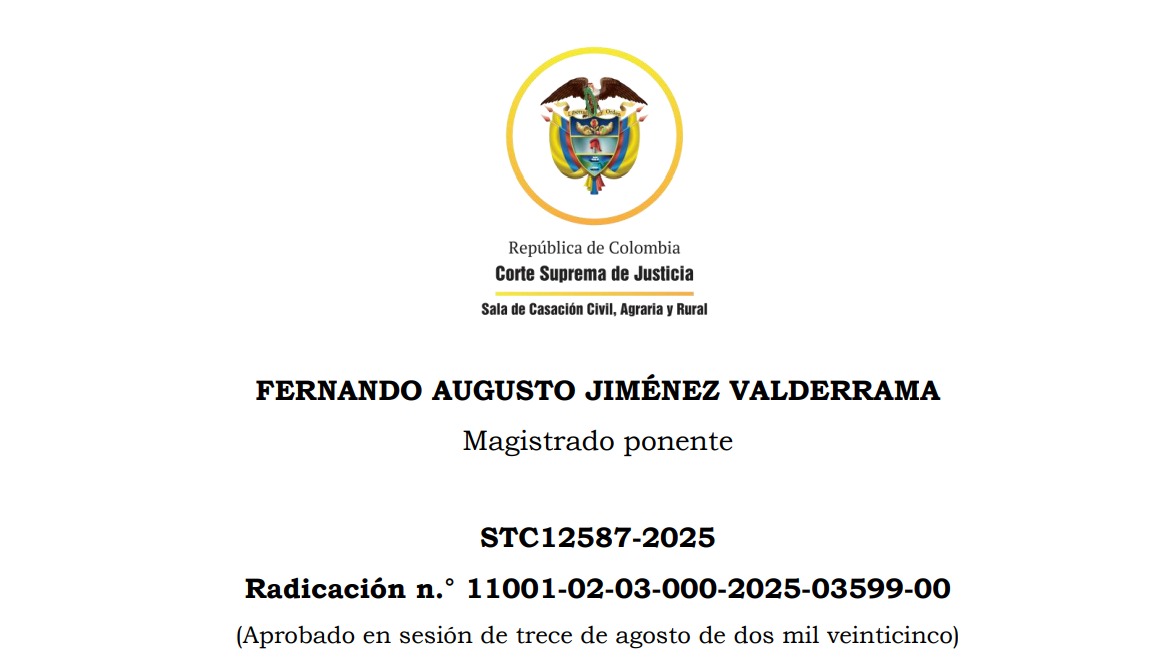 STC12587-2025: Enriquecimiento sin justa causa y mejoras en predio ajeno en Colombia