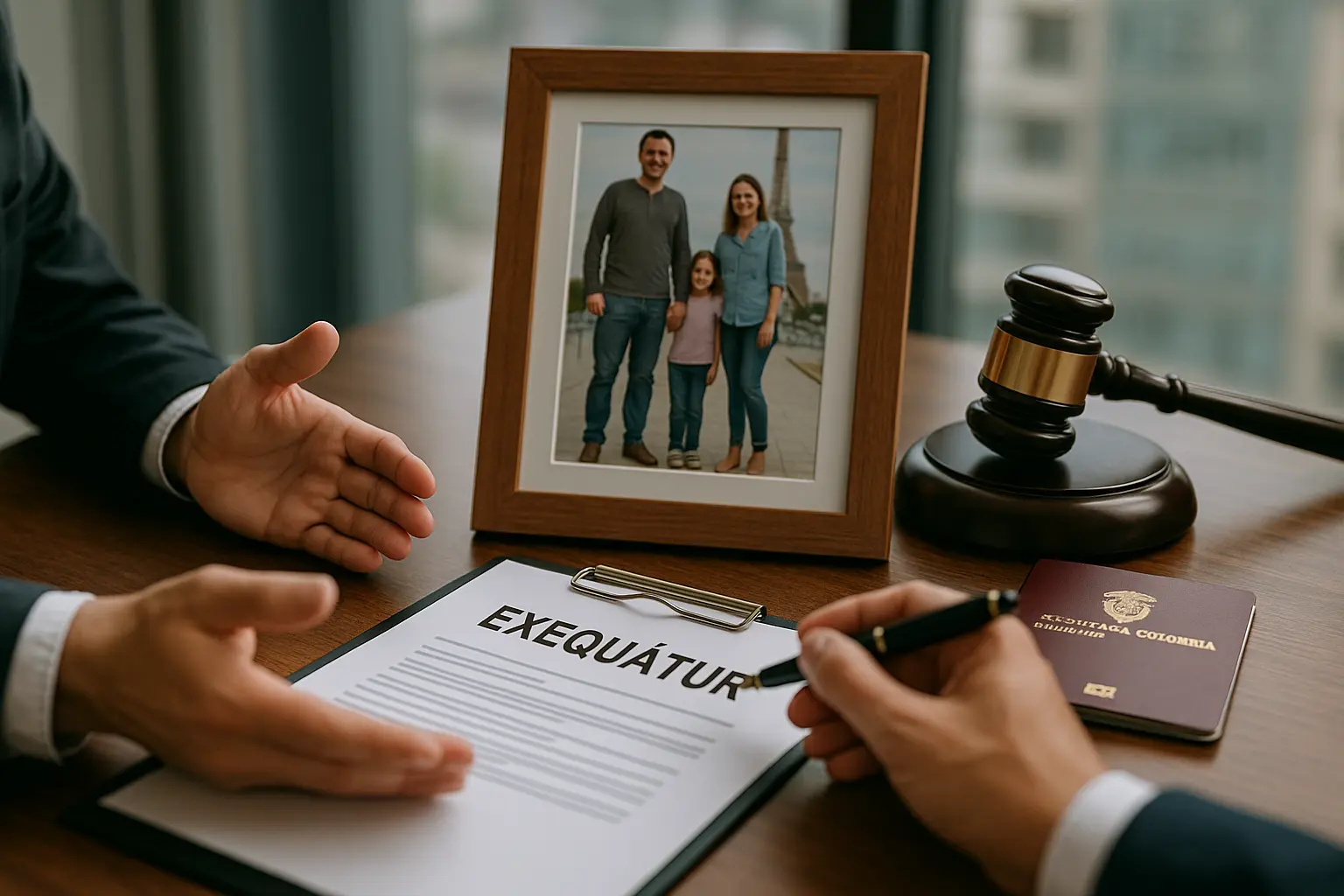 ¿Qué hacer si la custodia fue decidida en otro país y necesito aplicarla en Colombia?