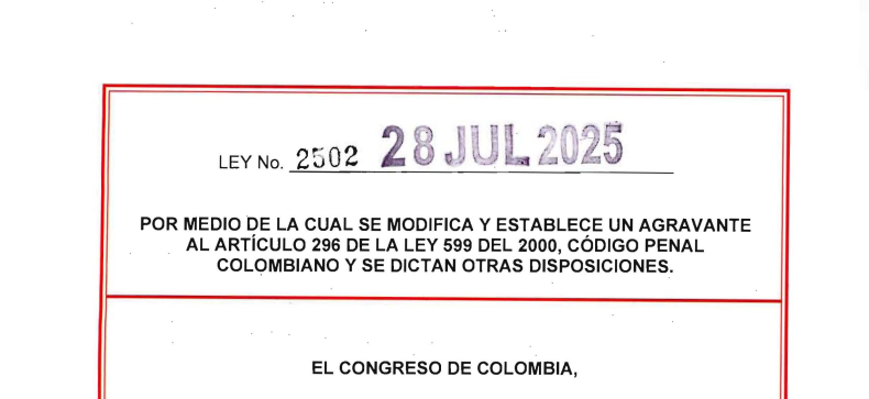 LEY 2502 DE 2025: NUEVA SANCIÓN POR SUPLANTACIÓN CON IA EN COLOMBIA