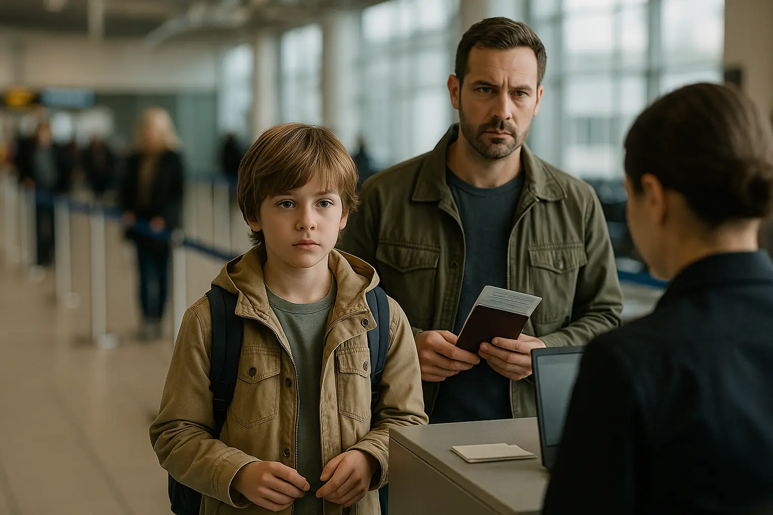 Menor viajando con uno solo de sus padres: permisos que faltan