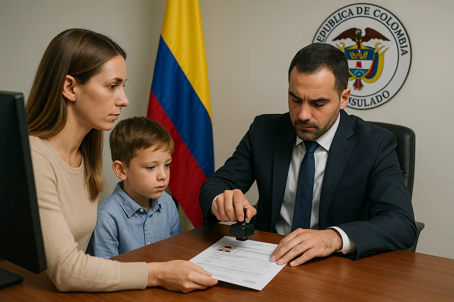 Permiso de salida para menores: autenticación ante consulado