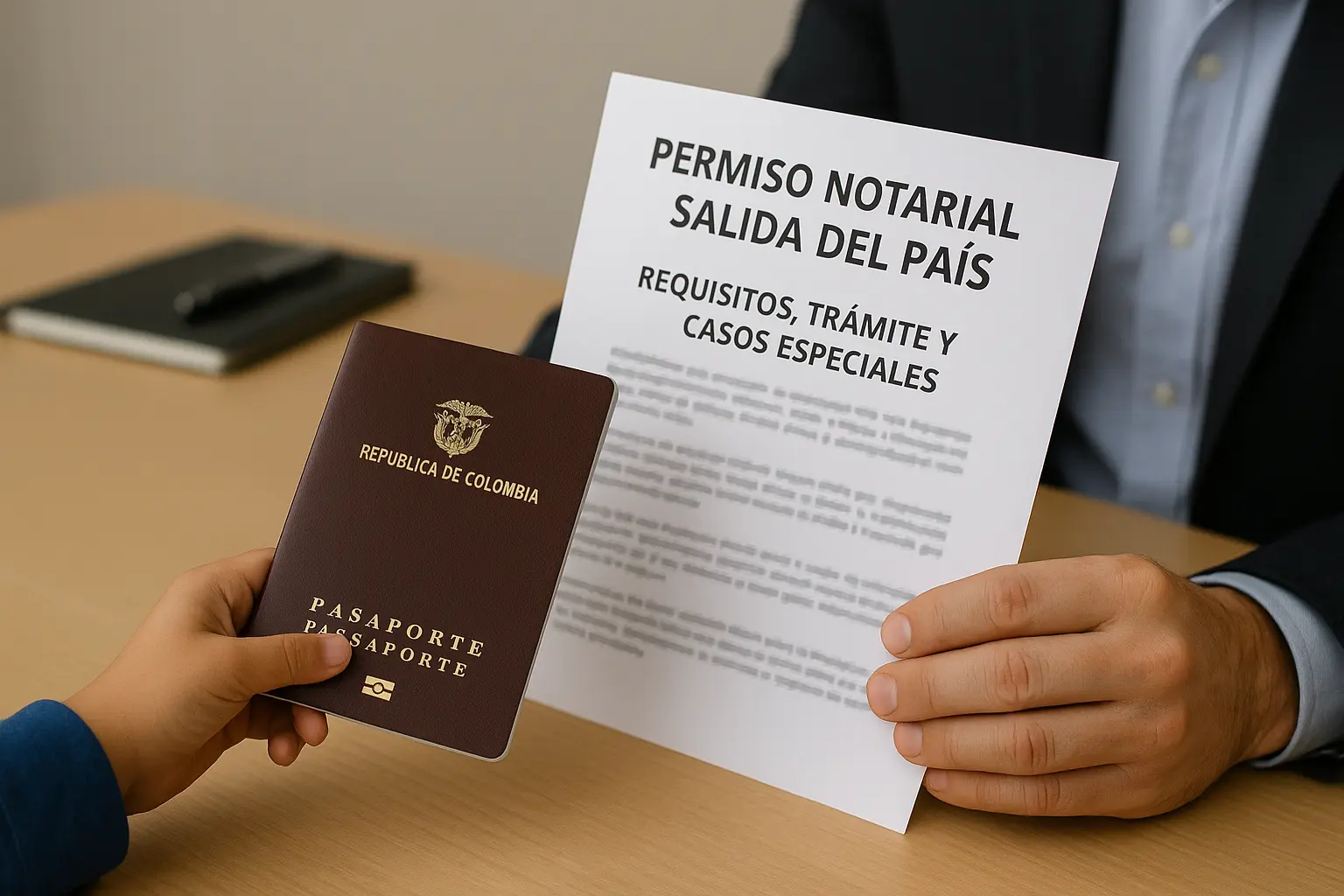 Permiso notarial de salida del país: cómo obtenerlo