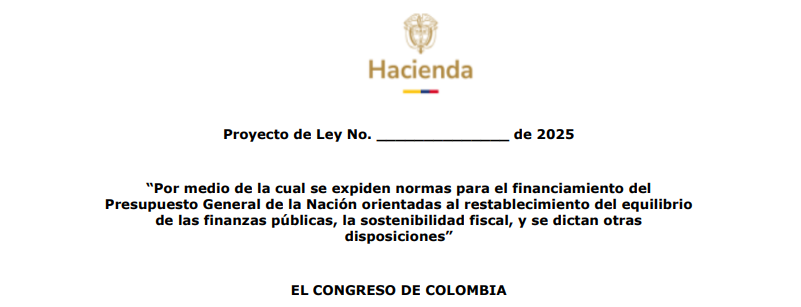  Proyecto de ley de financiamiento 2025: cambios en IVA, renta y nuevos impuestos en Colombia