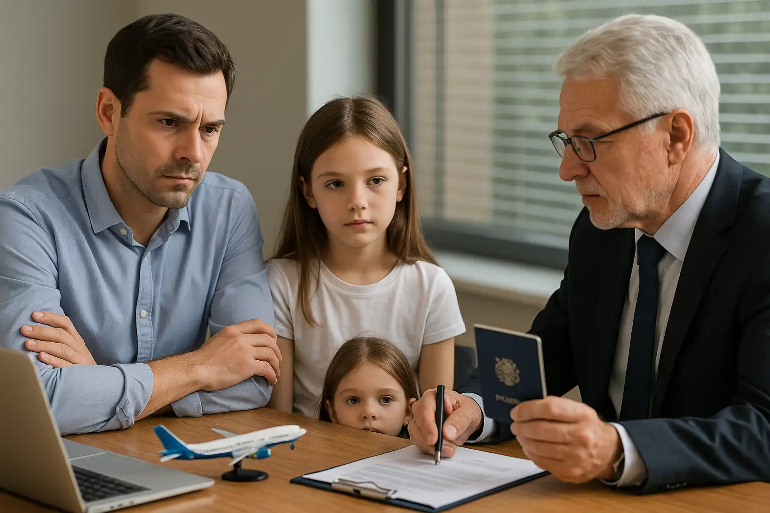 Qué hacer si un progenitor no firma el permiso de salida
