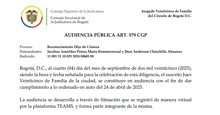 Reconocimiento legal de hijos de crianza en Colombia: un fallo histórico que transforma vidas