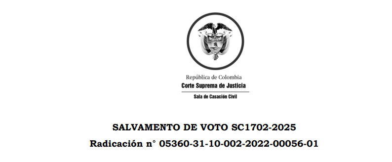 Salvamento de voto en la sentencia SC1702-2025 defiende el reconocimiento legal de la familia de crianza en Colombia