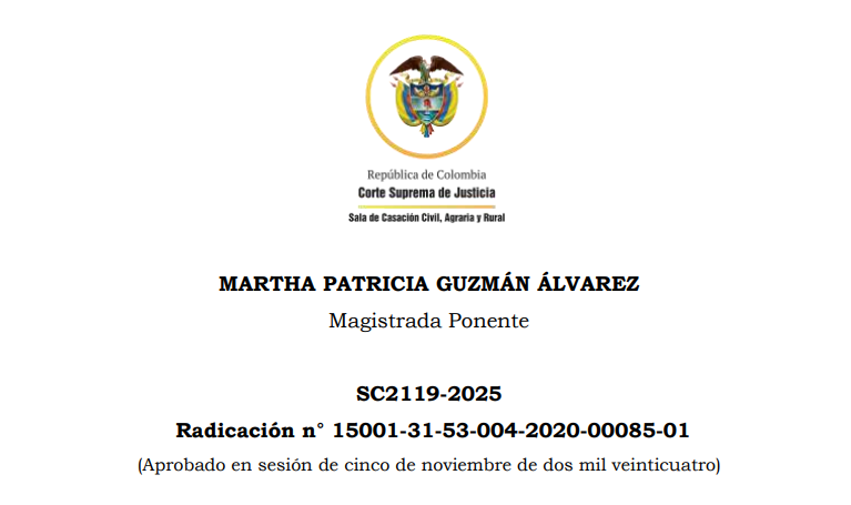 Sentencia SC2119-2025: Corte Suprema aclara que la muerte no es condición en fideicomiso civil