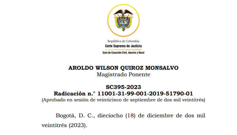 Sentencia SC395-2023: garantía legal en bienes comunes, consumidores pueden demandar