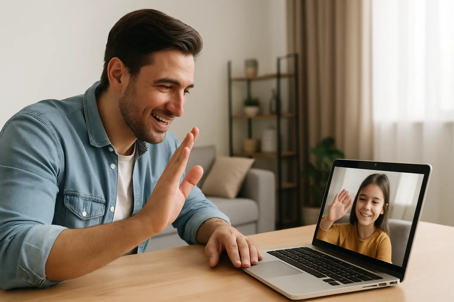 Cómo establecer visitas virtuales o a distancia con tu hijo